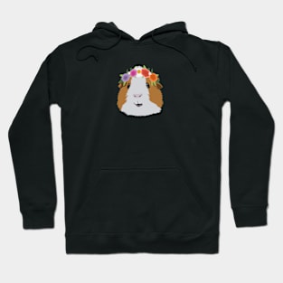 Flower Crown Guinea Pig Hoodie